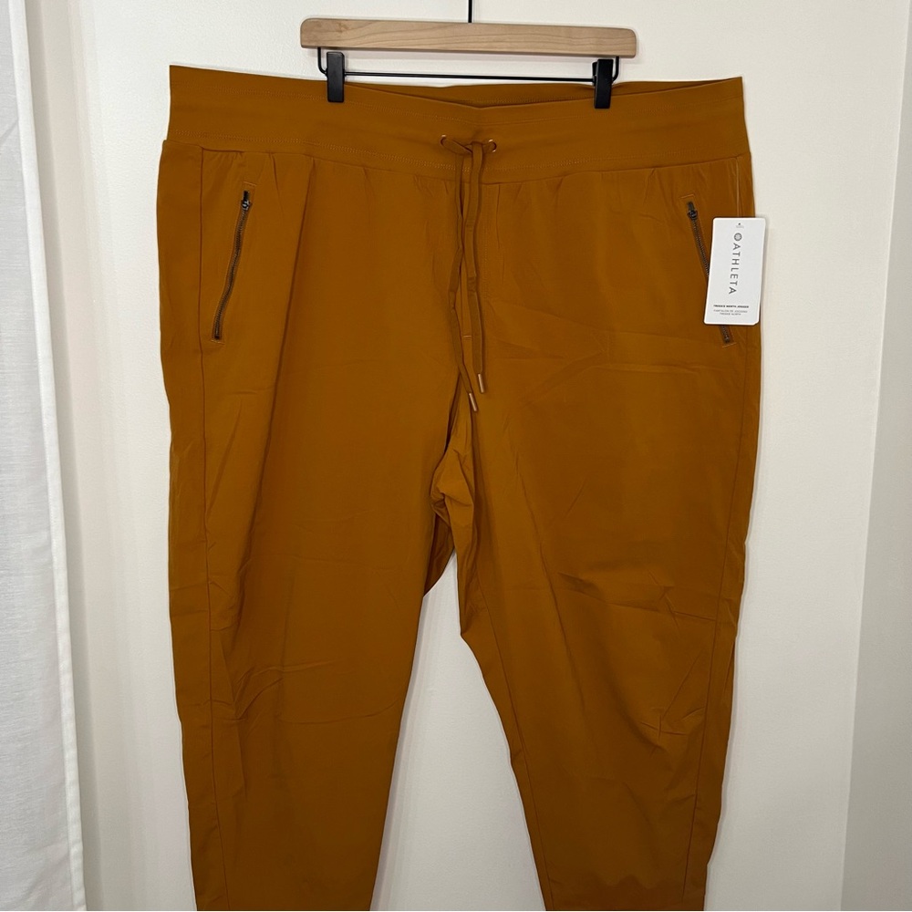 NWT Athleta Trekkie North Burnt Orange Women's Size 26 Jogger Athleticwear - Picture 4 of 8